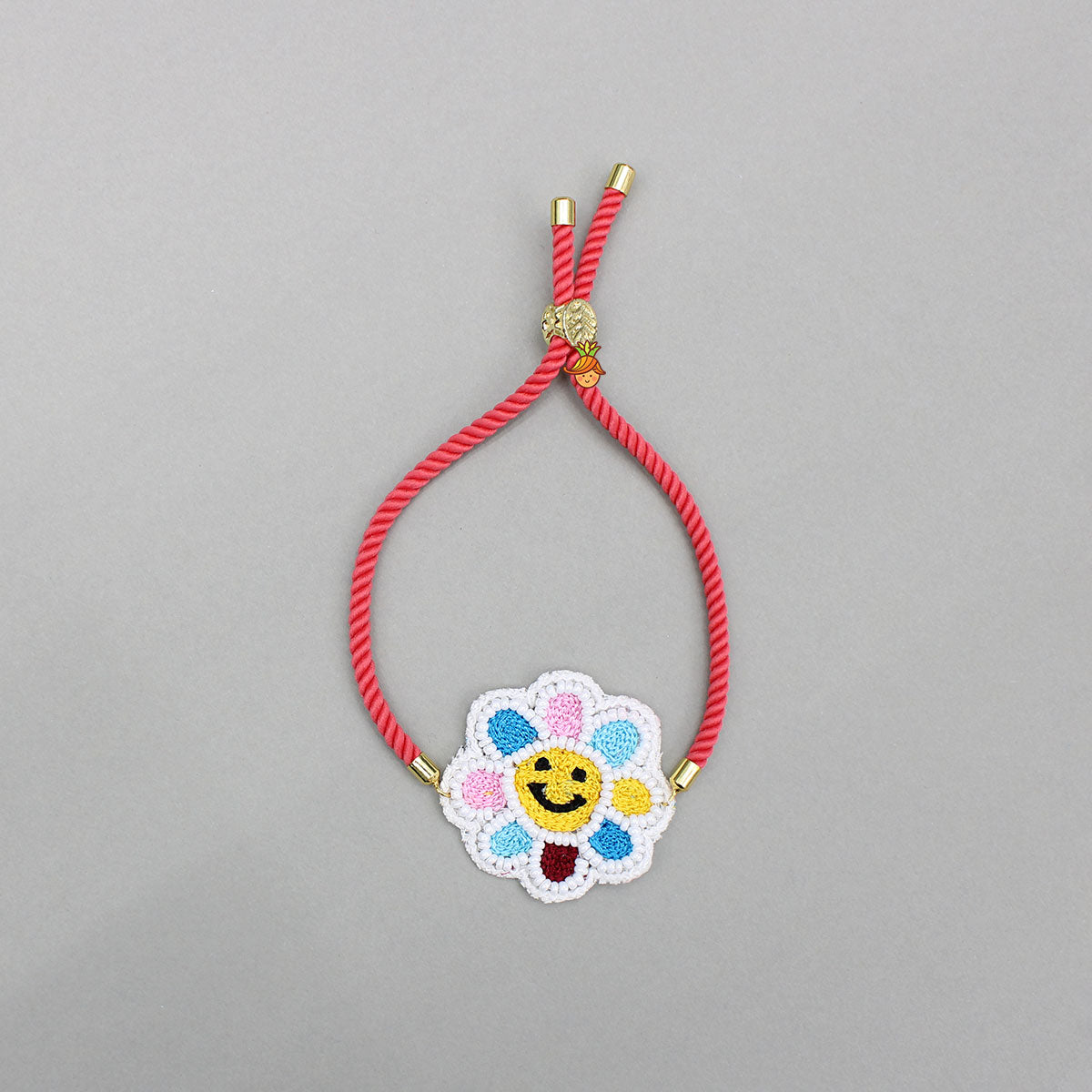 Smiley Floral Rakhi