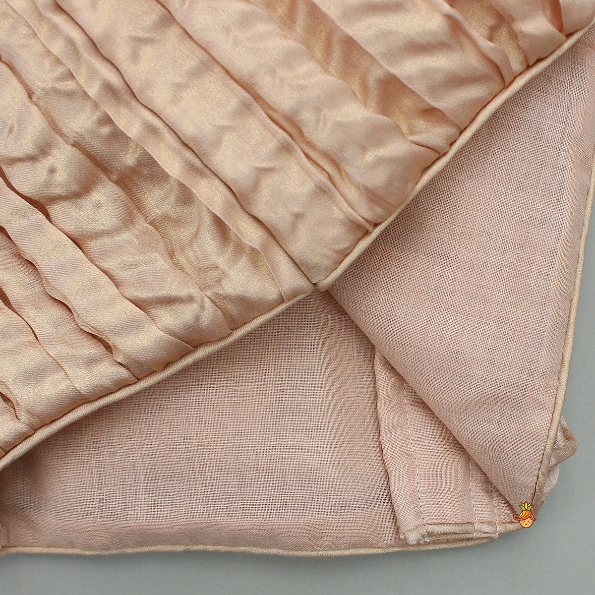 Beautiful Shimmery Halter Neck Top With Lehenga