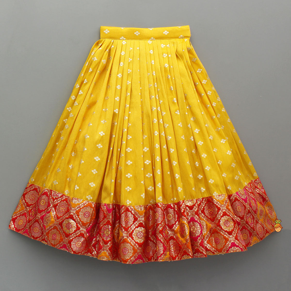 Brocade Top With Lehenga And Dupatta
