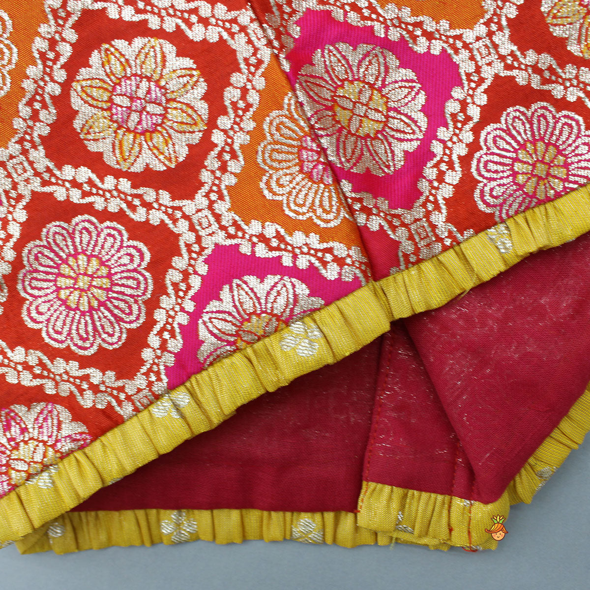 Brocade Top With Lehenga And Dupatta