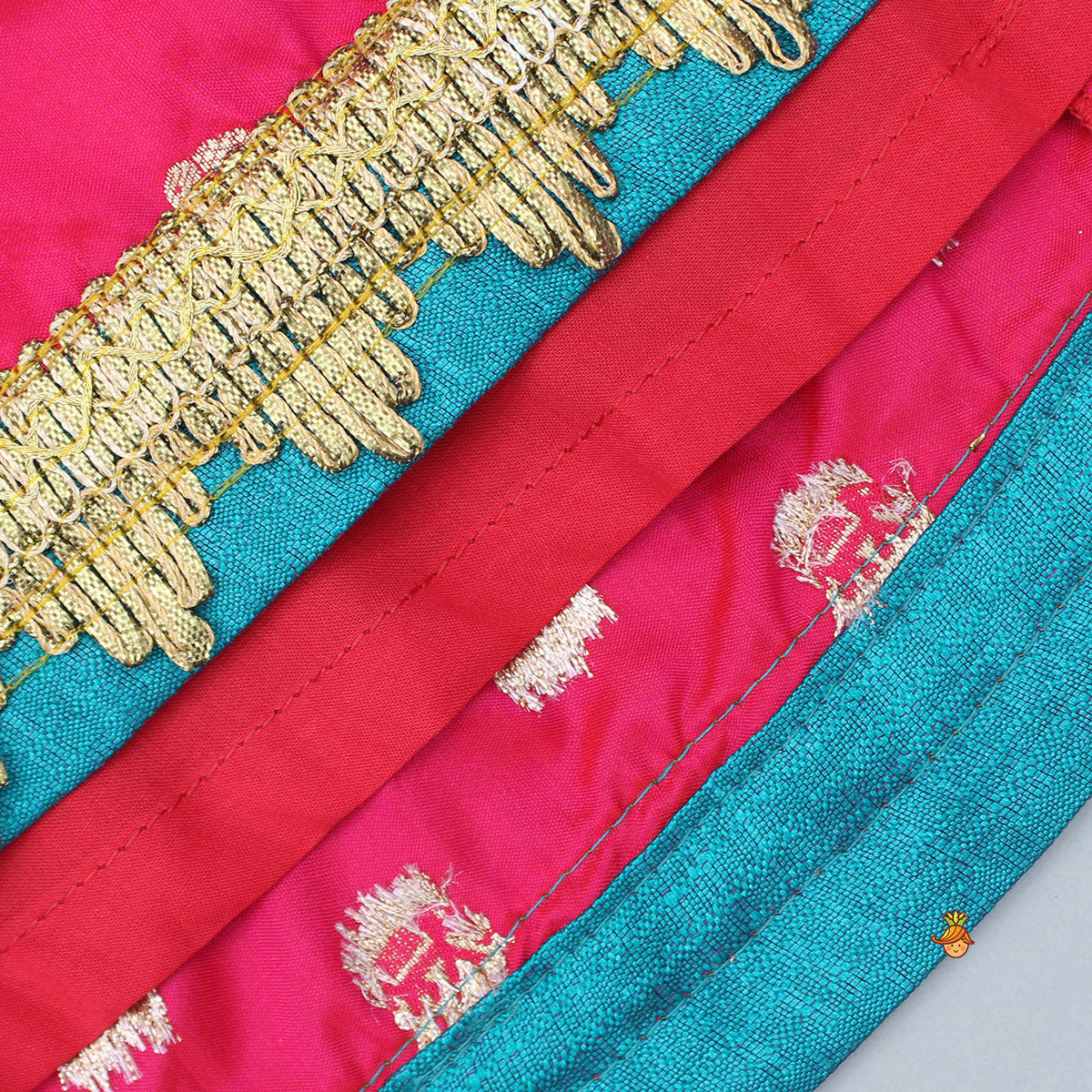 Banarasi Brocade Pink Dress