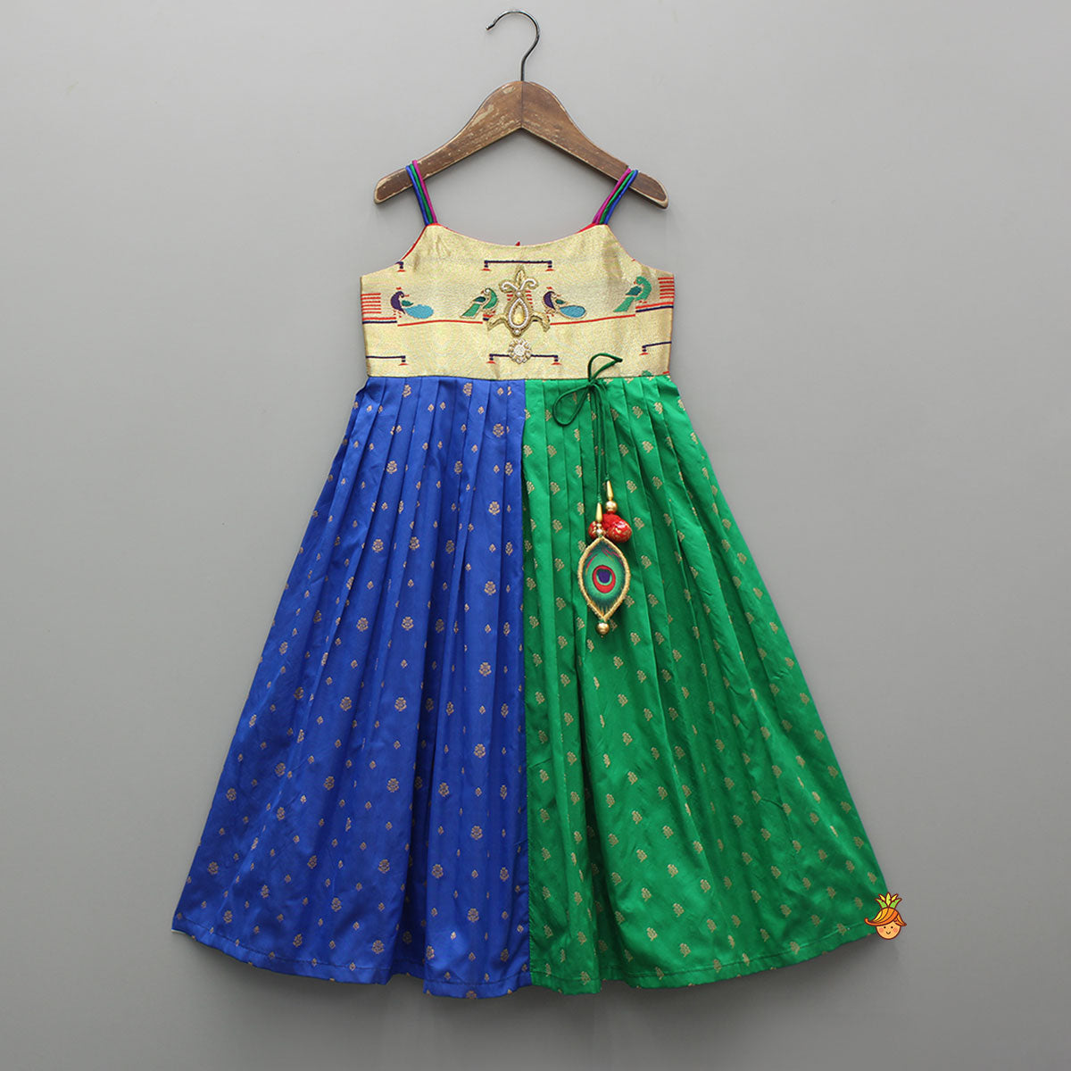 Dual Coloured Paithani Kurti