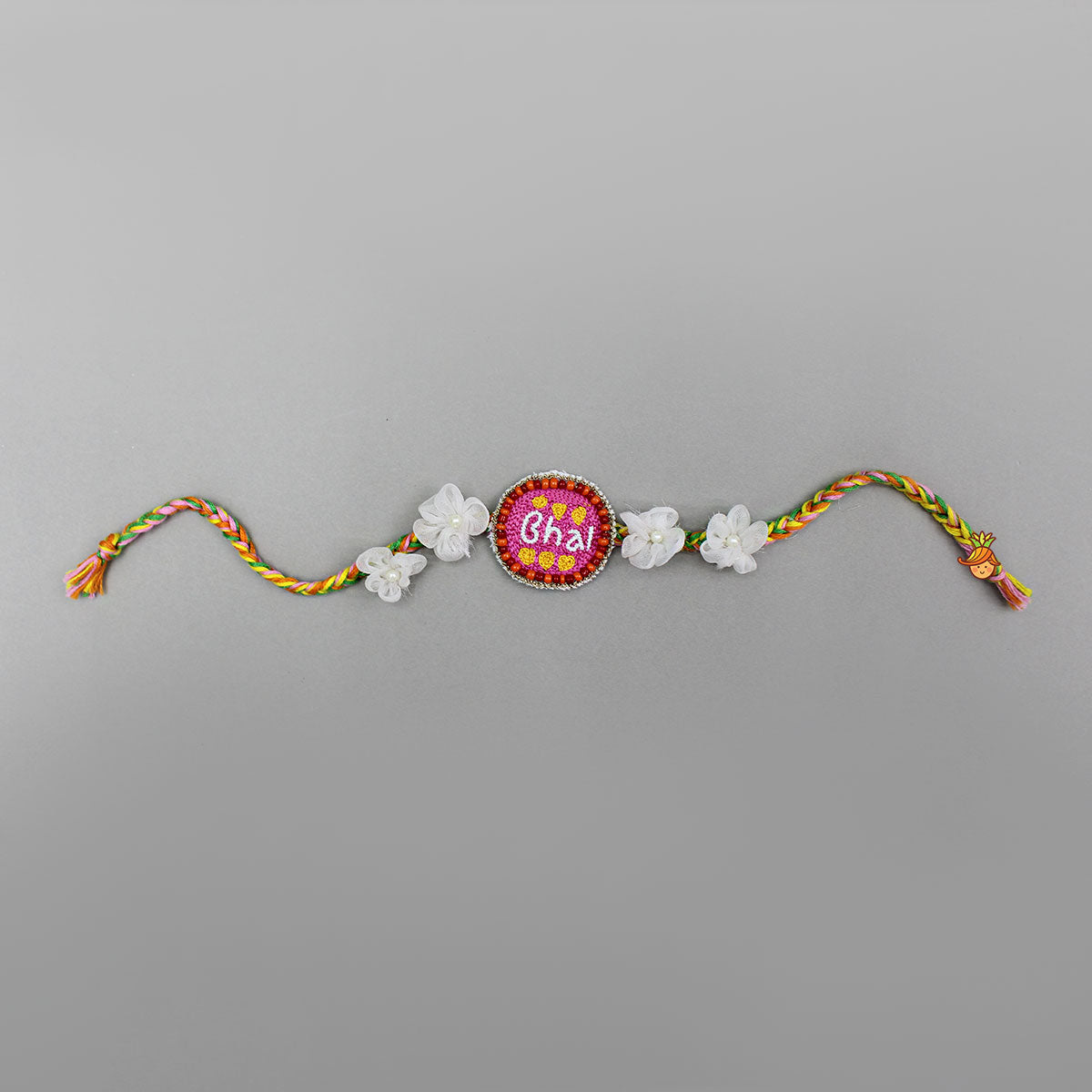 Multicolour Braided Rakhi