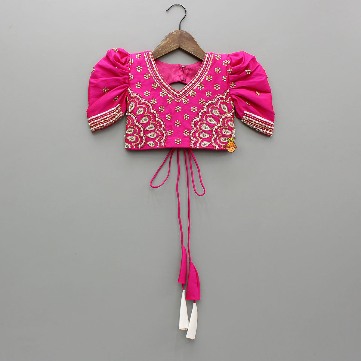 Pink Embroidered Top With Stylish Lehenga And Dupatta