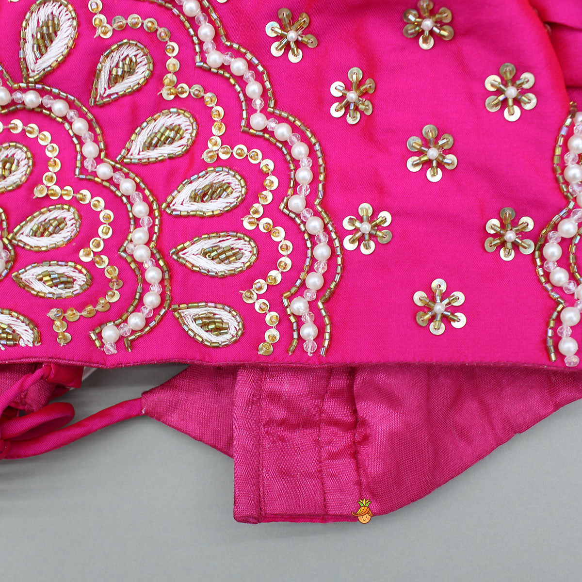 Pink Embroidered Top With Stylish Lehenga And Dupatta