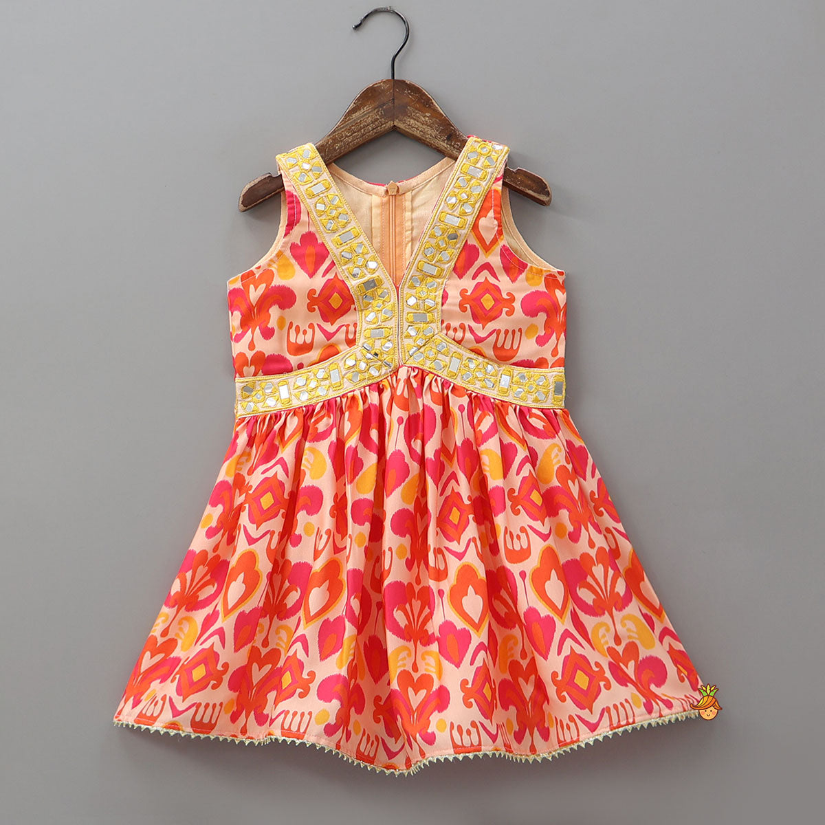 Sleeveless Peplum Kurti With Sharara
