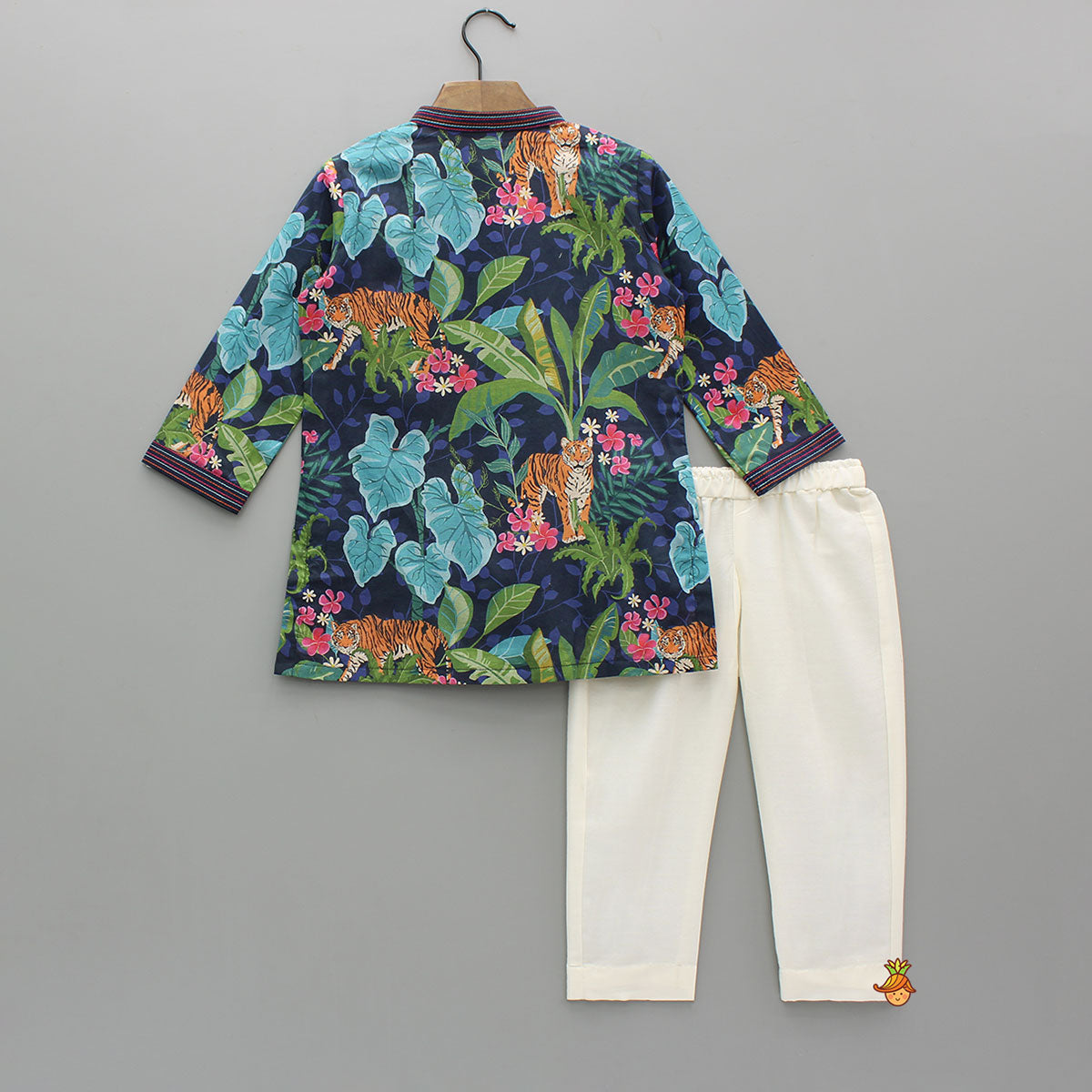Jungle Safari Printed Multicolour Kurta With Pyjama