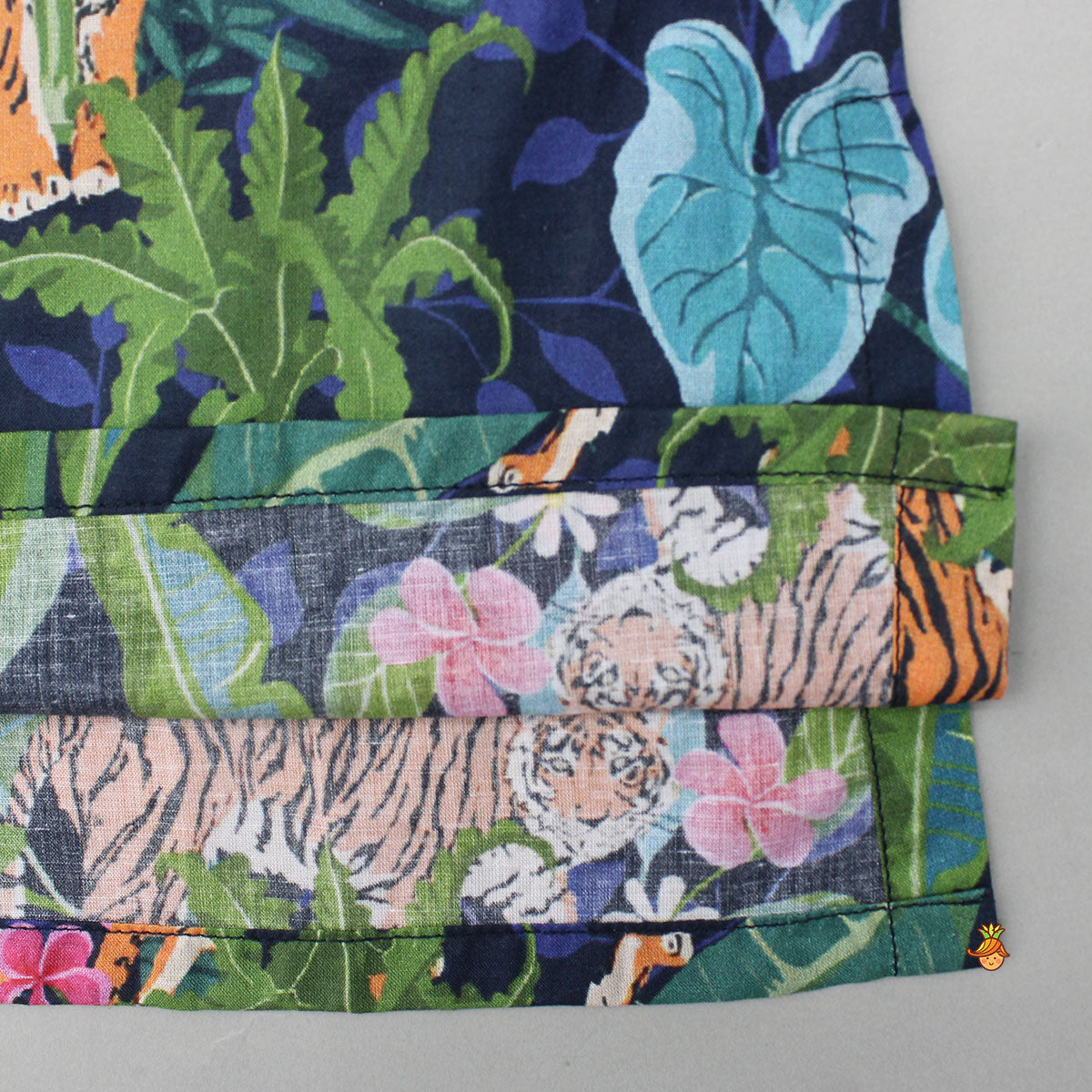 Jungle Safari Printed Multicolour Kurta With Pyjama