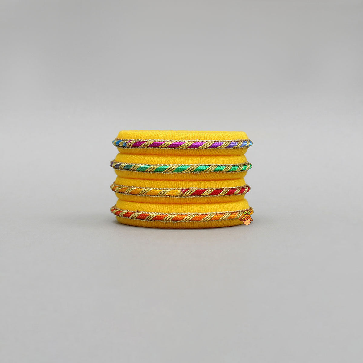 Beautiful Yellow Thread Bangles