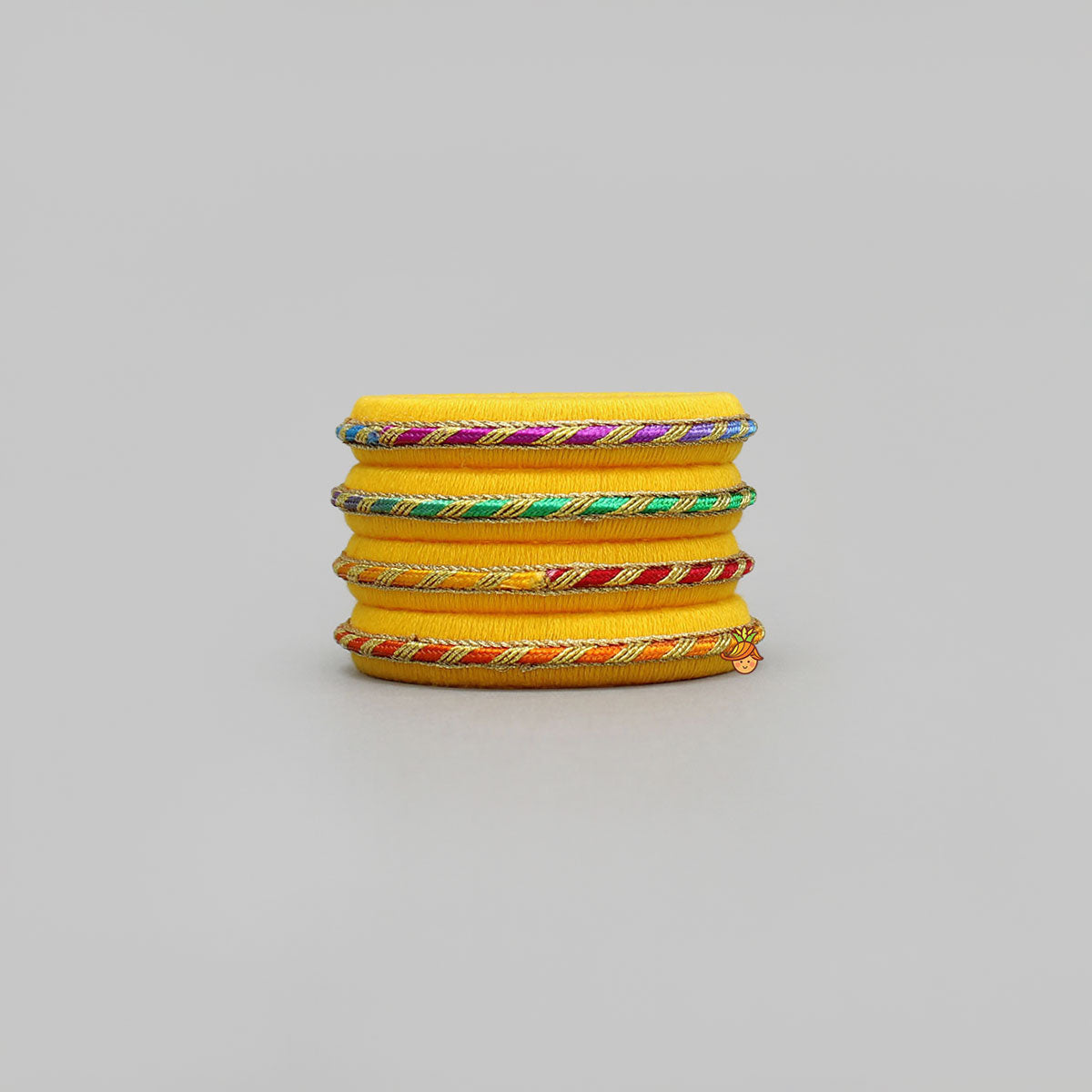 Beautiful Yellow Thread Bangles