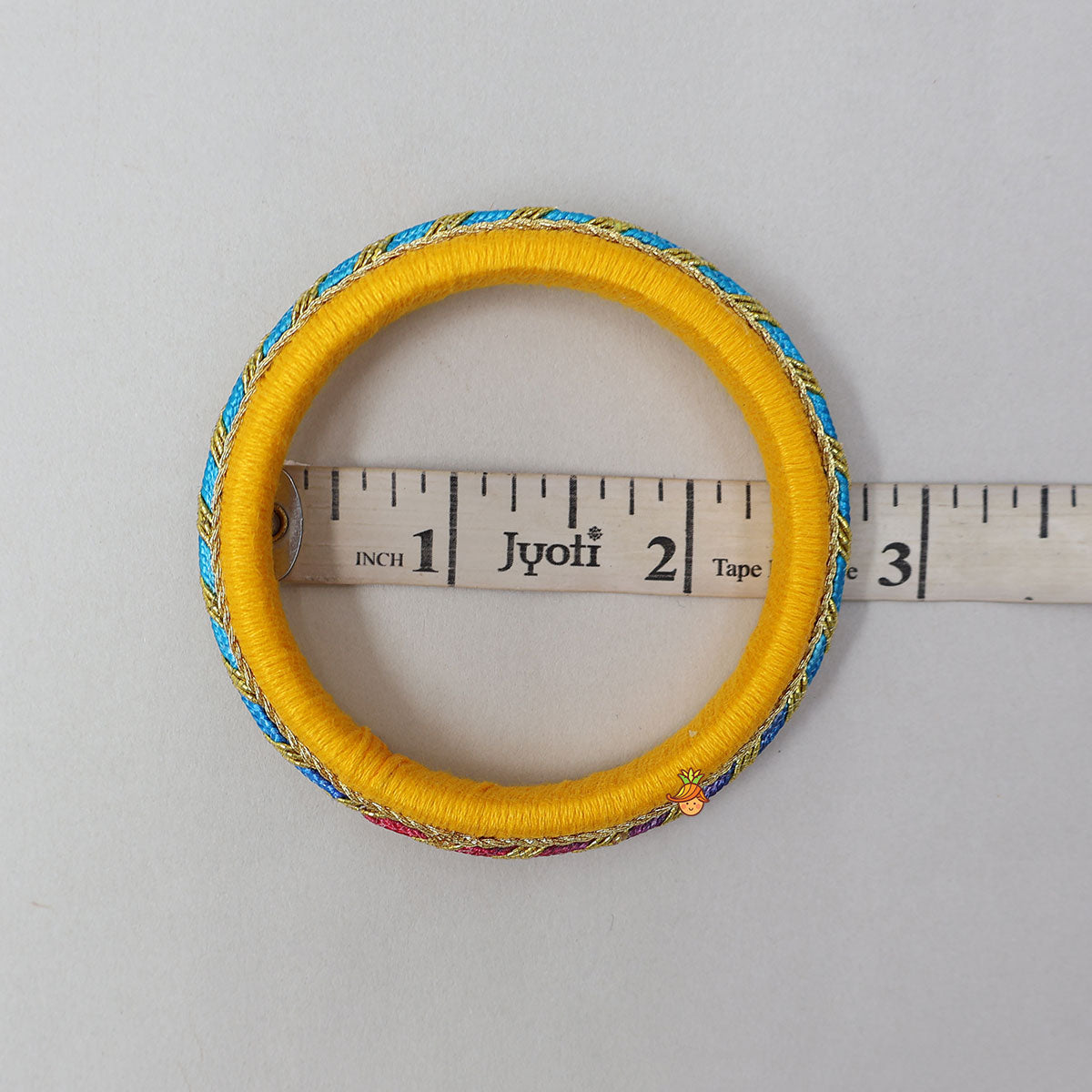 Beautiful Yellow Thread Bangles