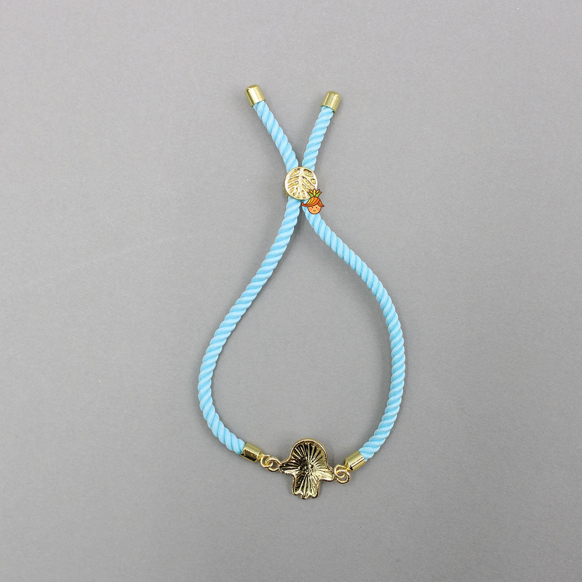 Evil Eye Adjustable Blue Rope String Rakhi