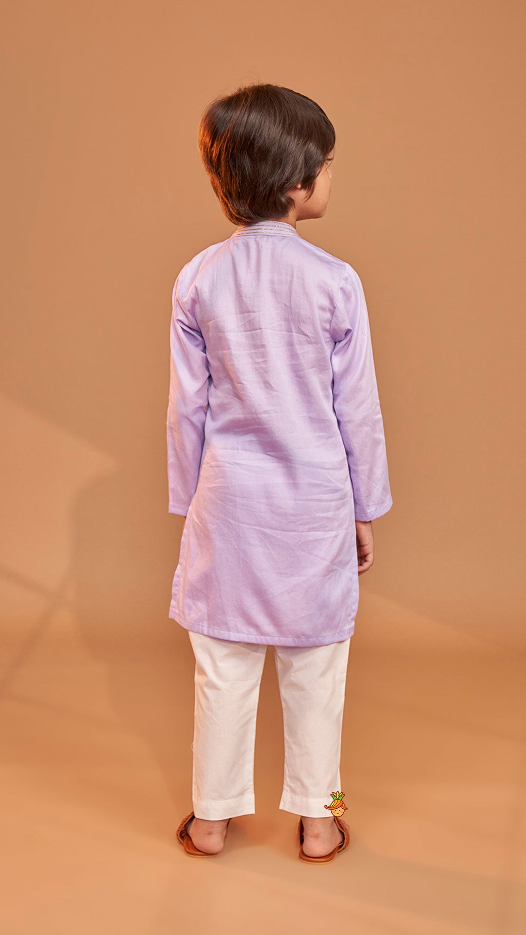 Stunning Multicolour Floral Embroidered Kurta With Pyjama