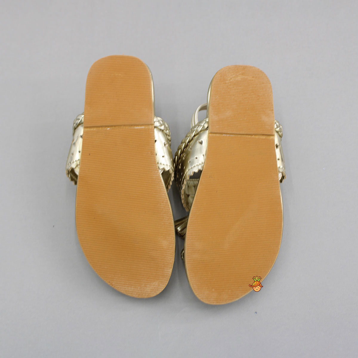 Stunning Braid Detailed Kolhapuri Flats