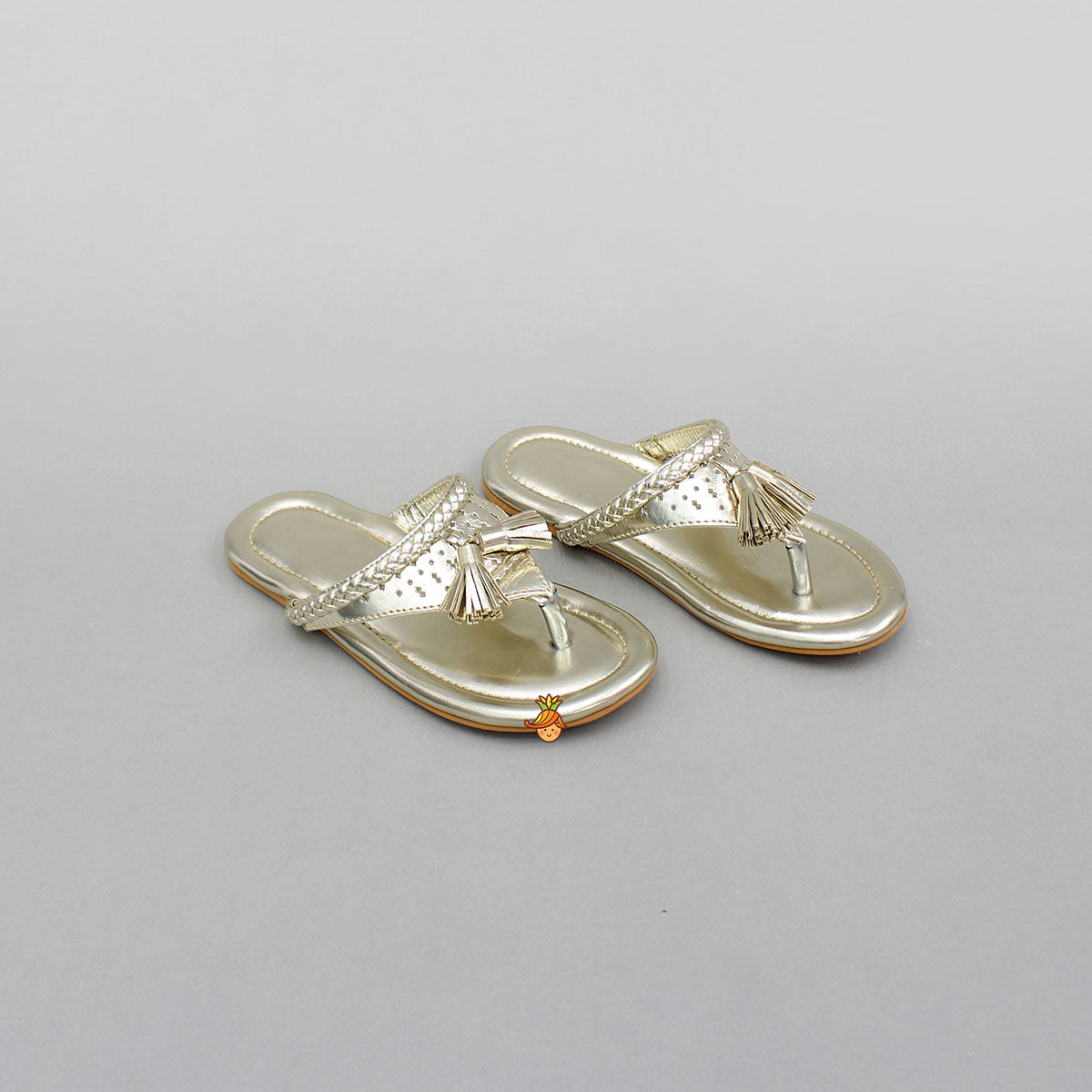 Pretty Braid Detailed Ethnic Flats