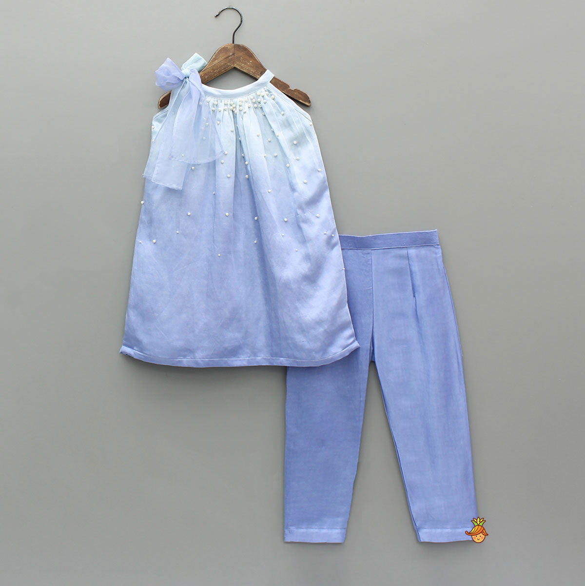 Blue Ombre Kurti With Matching Pant