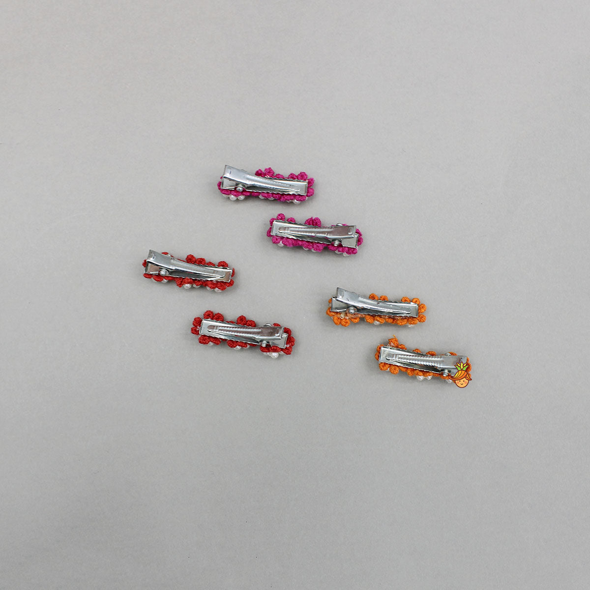 Elegant Floral Alligator Hair Clips