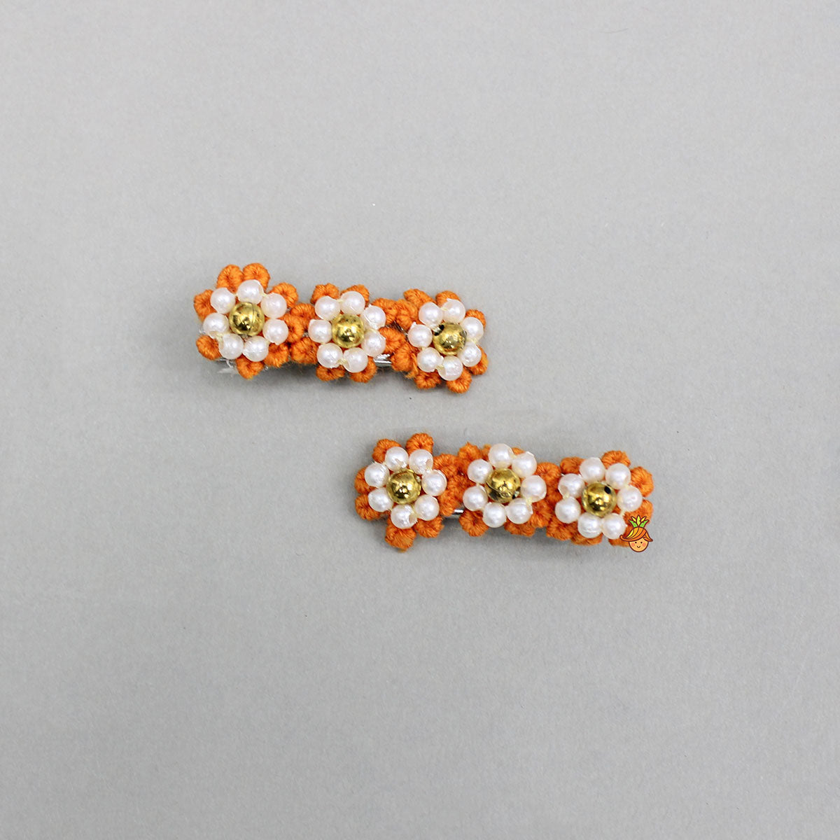 Elegant Floral Alligator Hair Clips