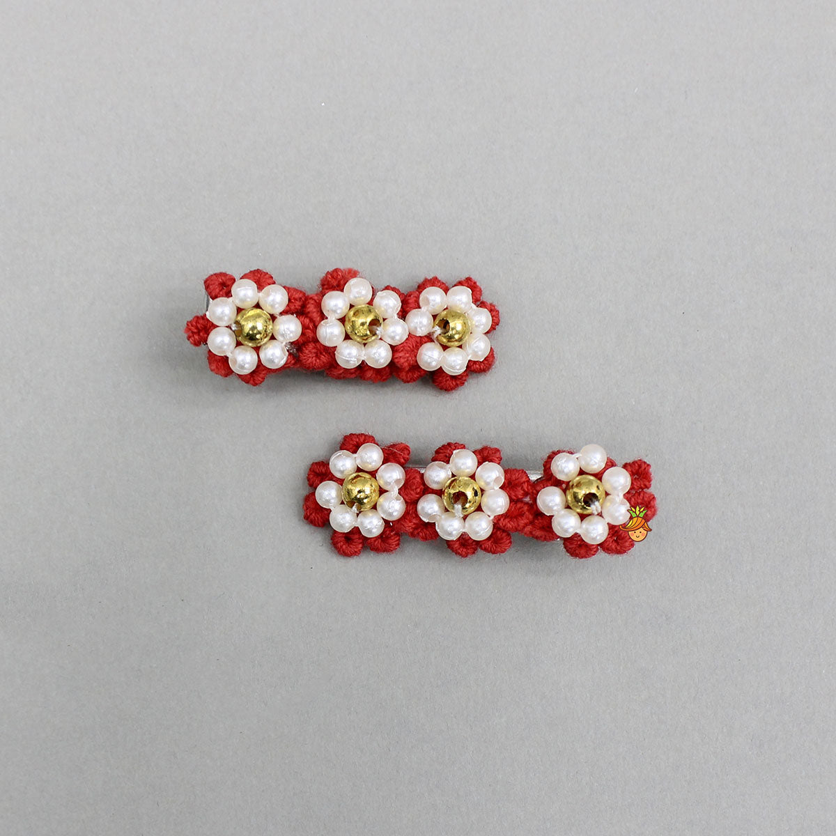 Elegant Floral Alligator Hair Clips