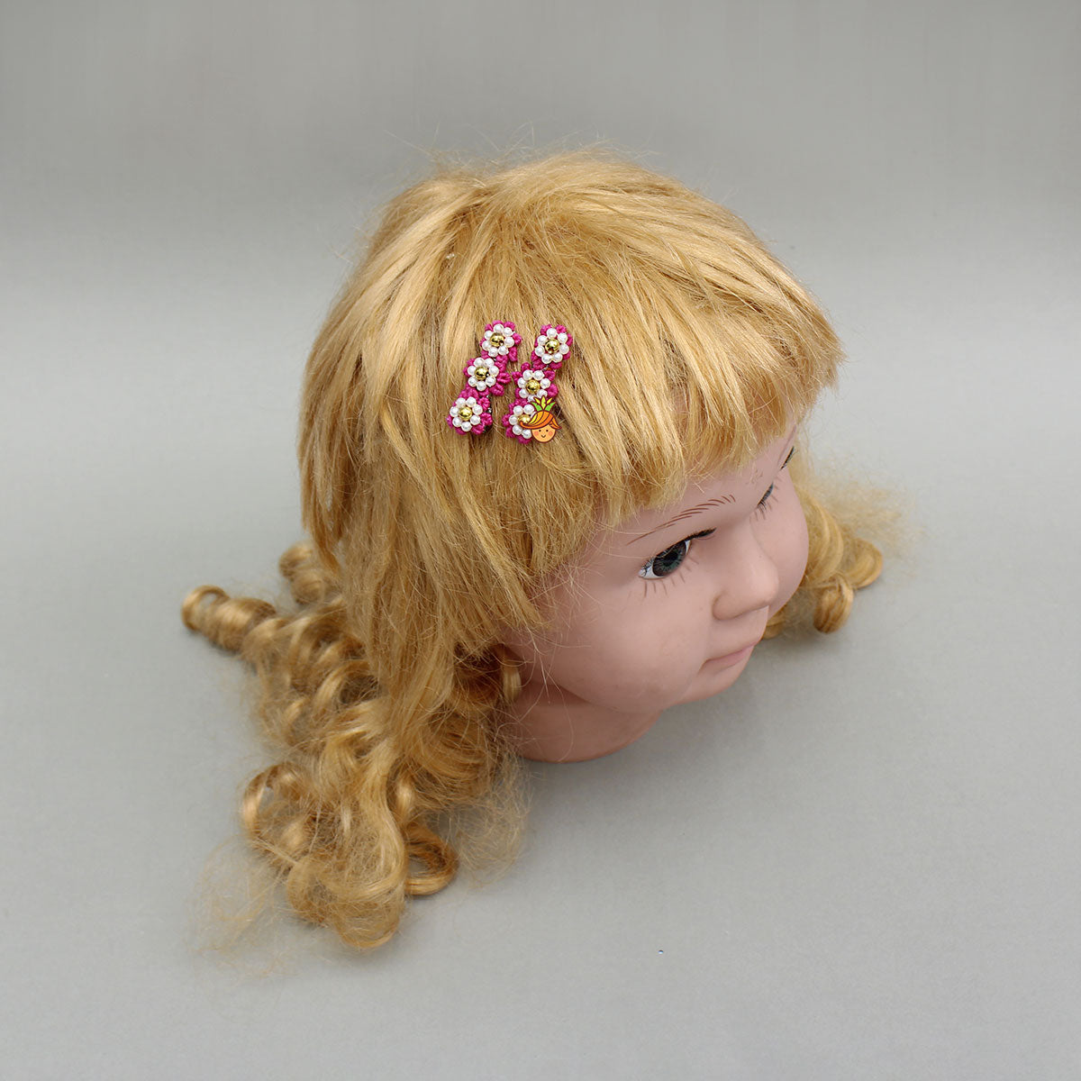 Elegant Floral Alligator Hair Clips