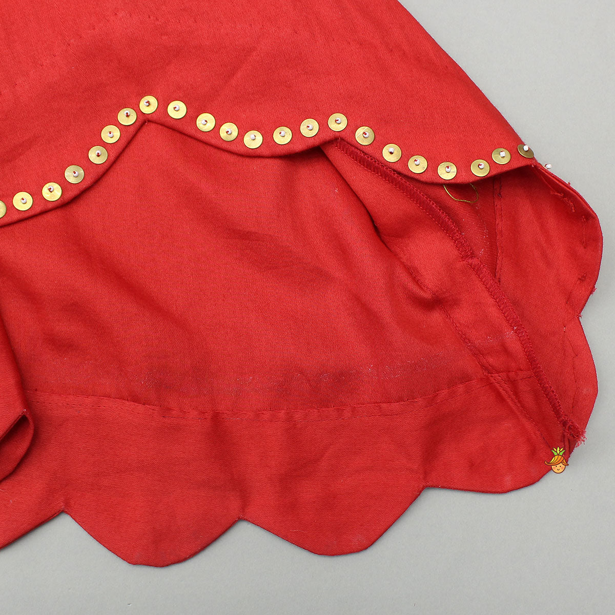 High-Low Kurti With Dhoti-Style Pant