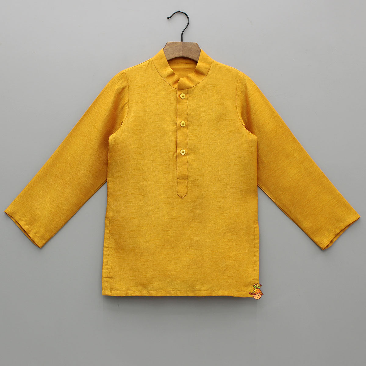 Ethnic Kurta With Front Open Embroidered Jacket And Pyjama