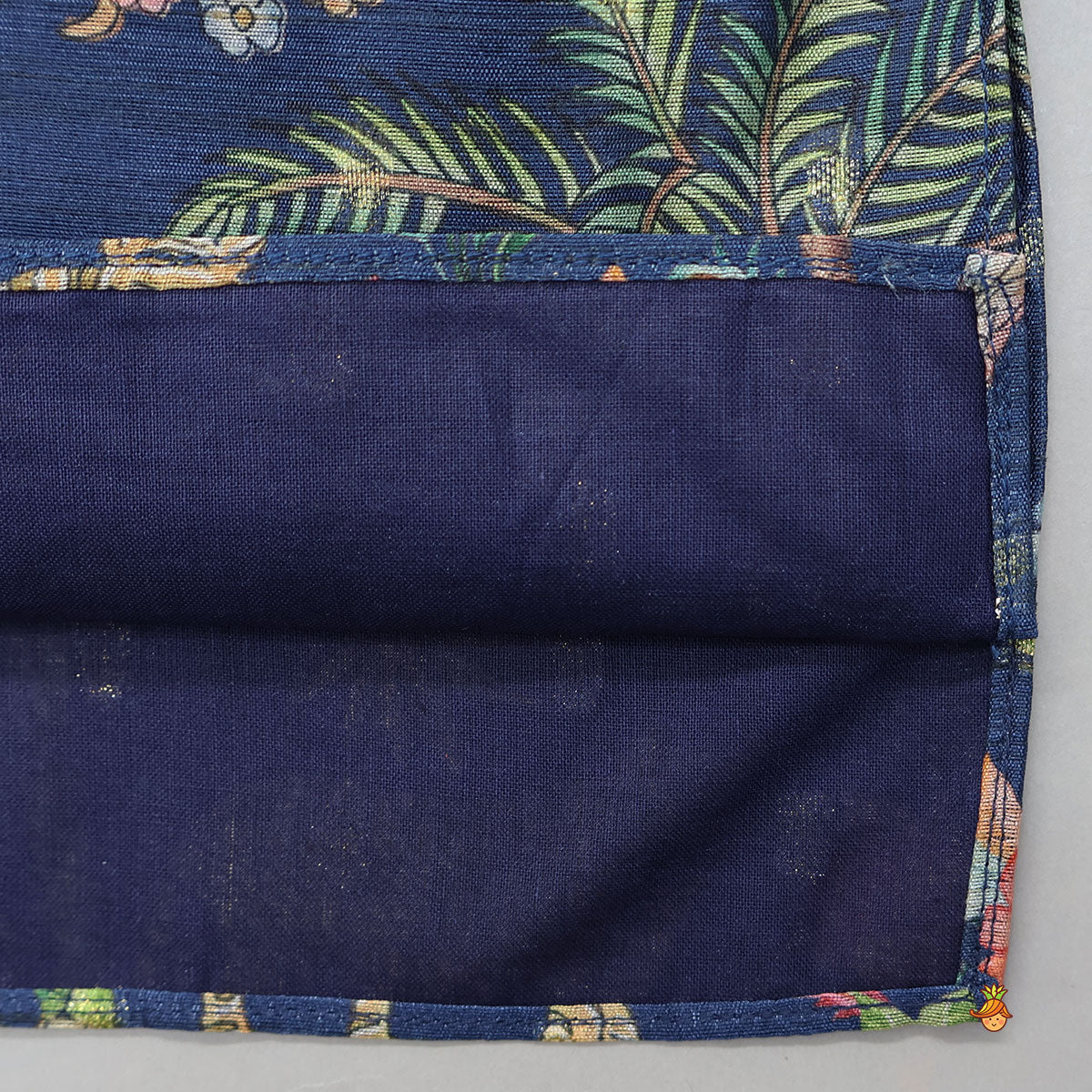 Jungle Printed Jacket Style Kurta With Pyjama