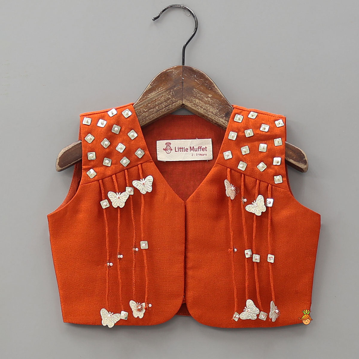 Stunning Butterfly Embellished Top With Matching Palazzo