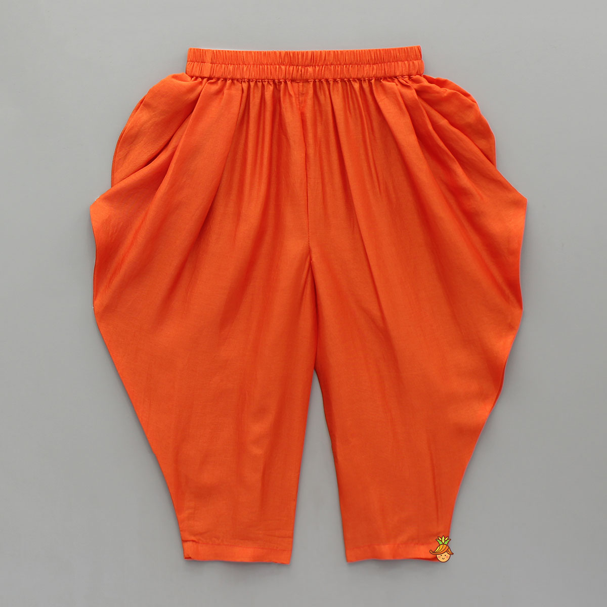 Adorable Bow Detailed Embroidered Tiered Top With Dhoti