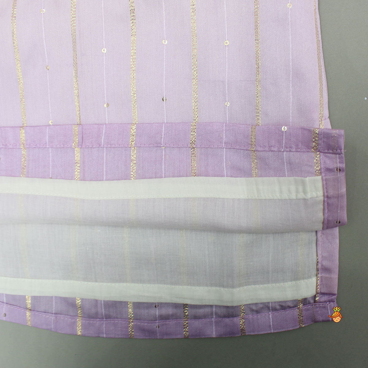 Ombre Lace Work Decorative Kurta With Pyjama