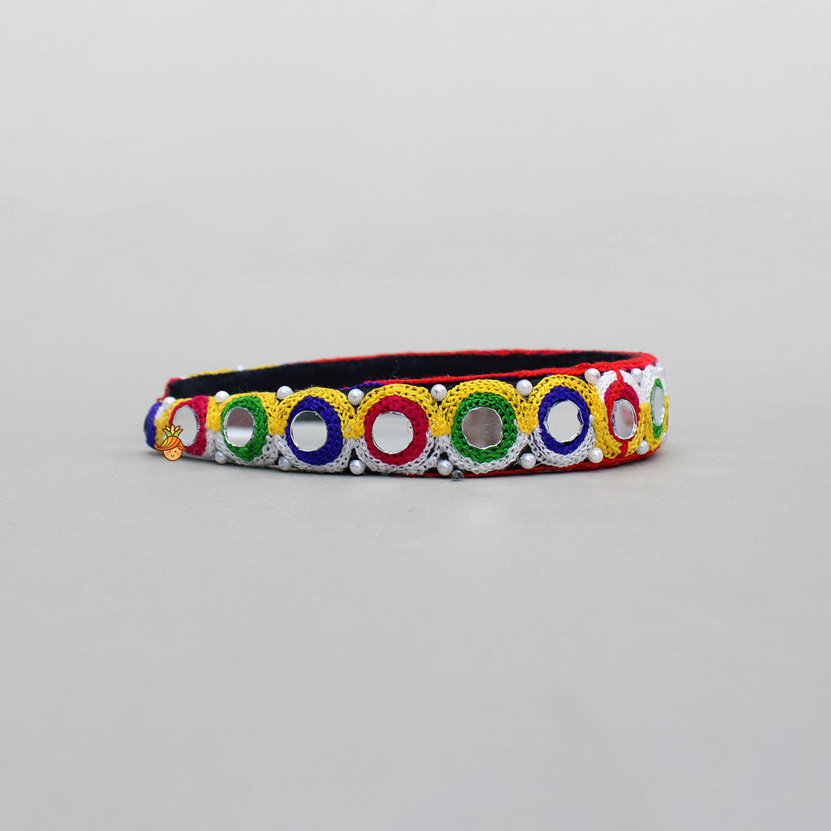Multicolour Mirror Work Hair Band