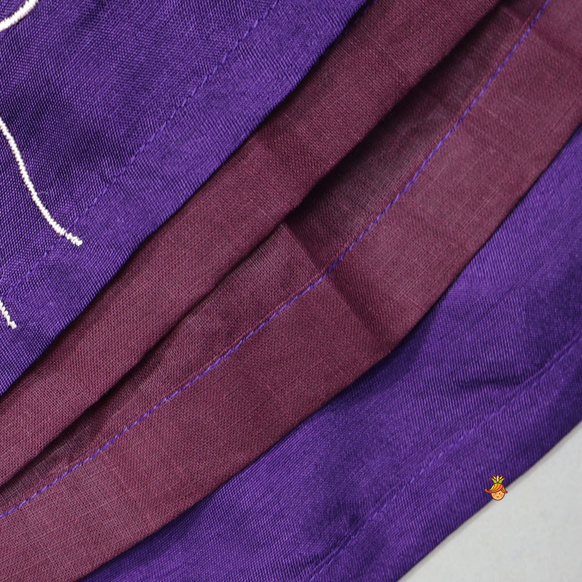 Leaf Embroidered Kurti With Matching Embroidered Palazzo And Dupatta