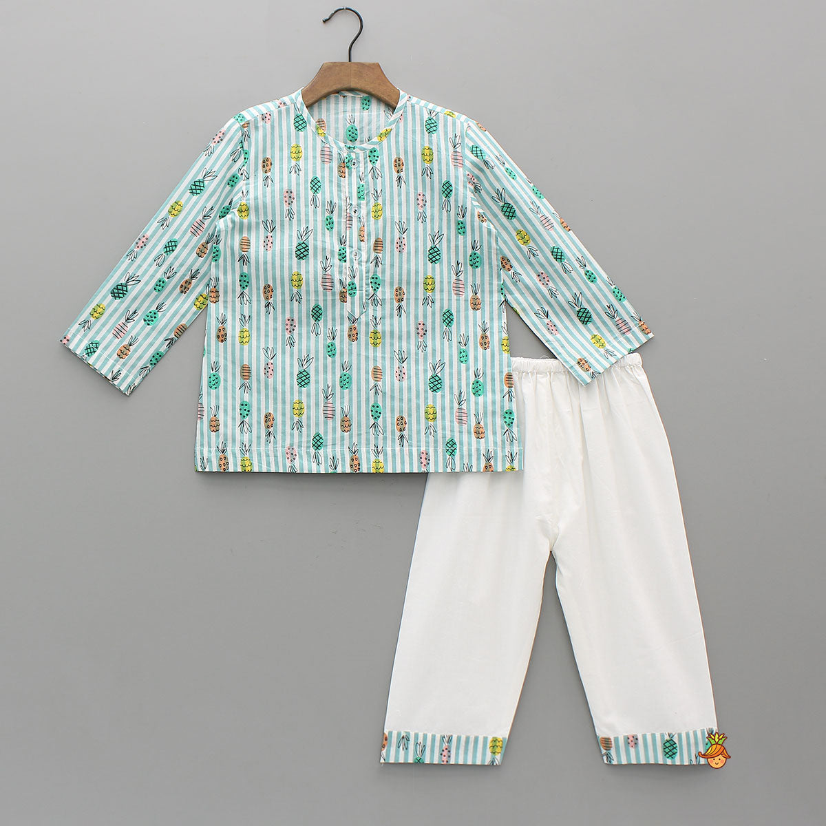 Fruit And Stripe Printed Sleepwear