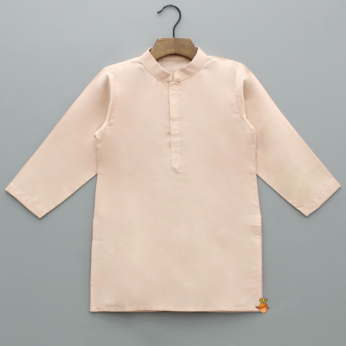 Kurta With Potli Button Detailed Jacket And Pyjama