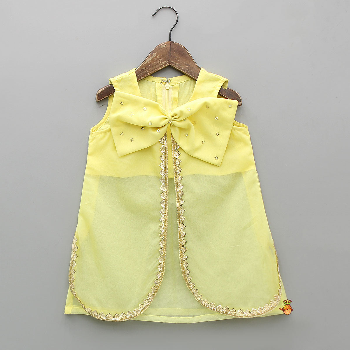 Gorgeous Organza Bow Top And Sharara