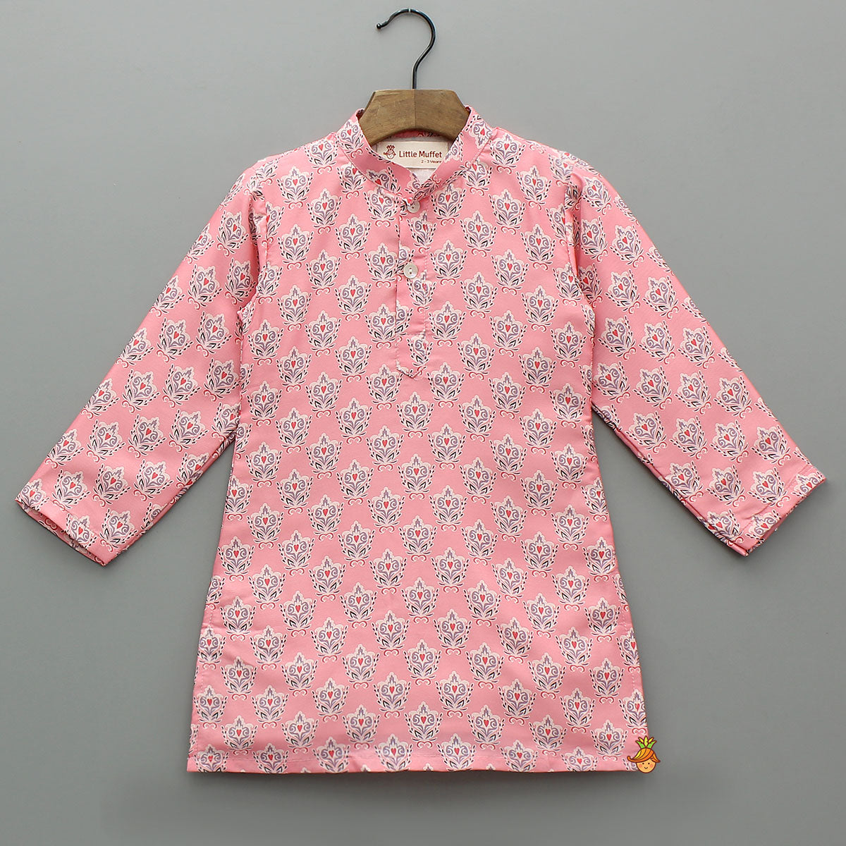 Front Placket Printed Kurta And Pyjama