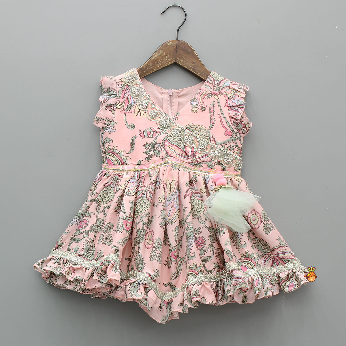 Printed Kurti With Sharara And Dupatta