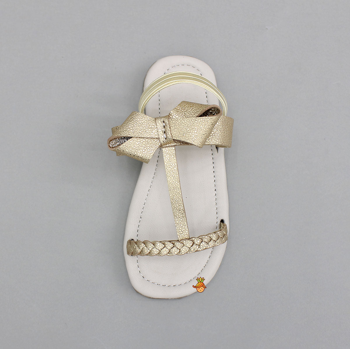Braided Flats With Bow Detail