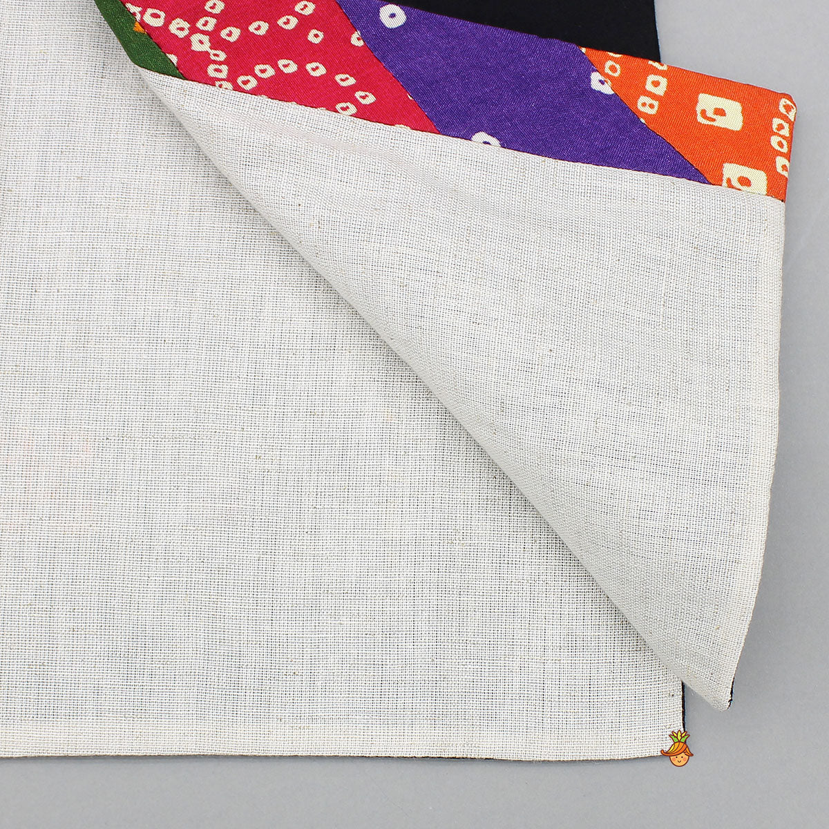 Mirror Work Kurta With Front-Open Jacket And Pyjama