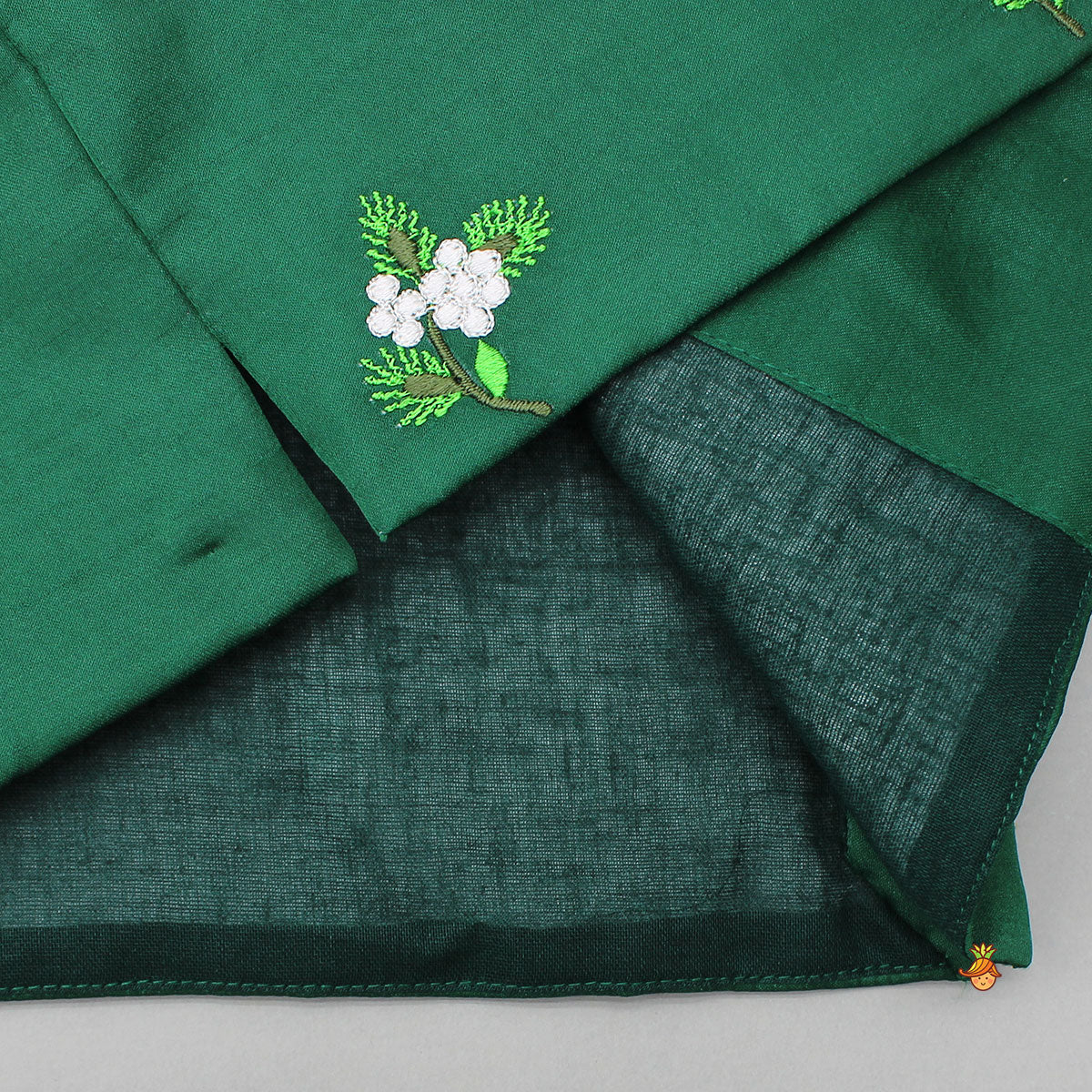 Ethnic Kurta With Floral-Embroidered Exquisite Jacket And Pyjama