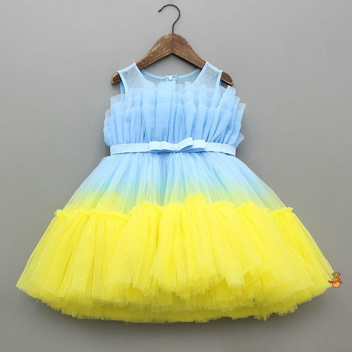Dual-Tone Charming Net Dress