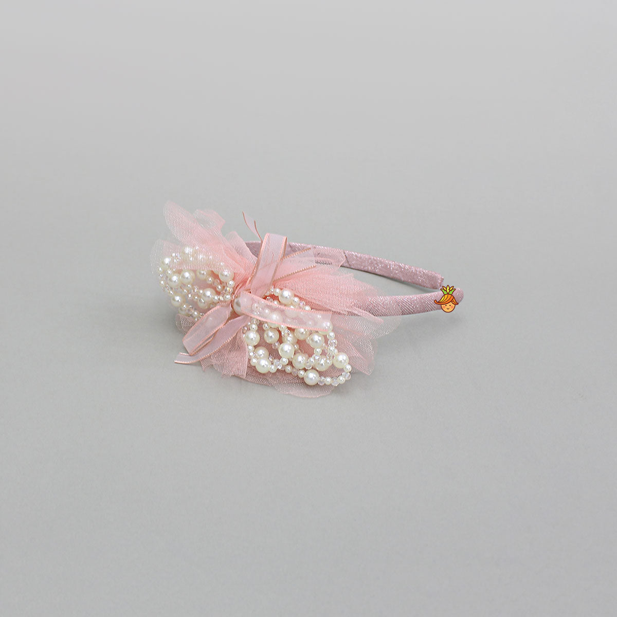 Fancy Hair Band Embellished With Net