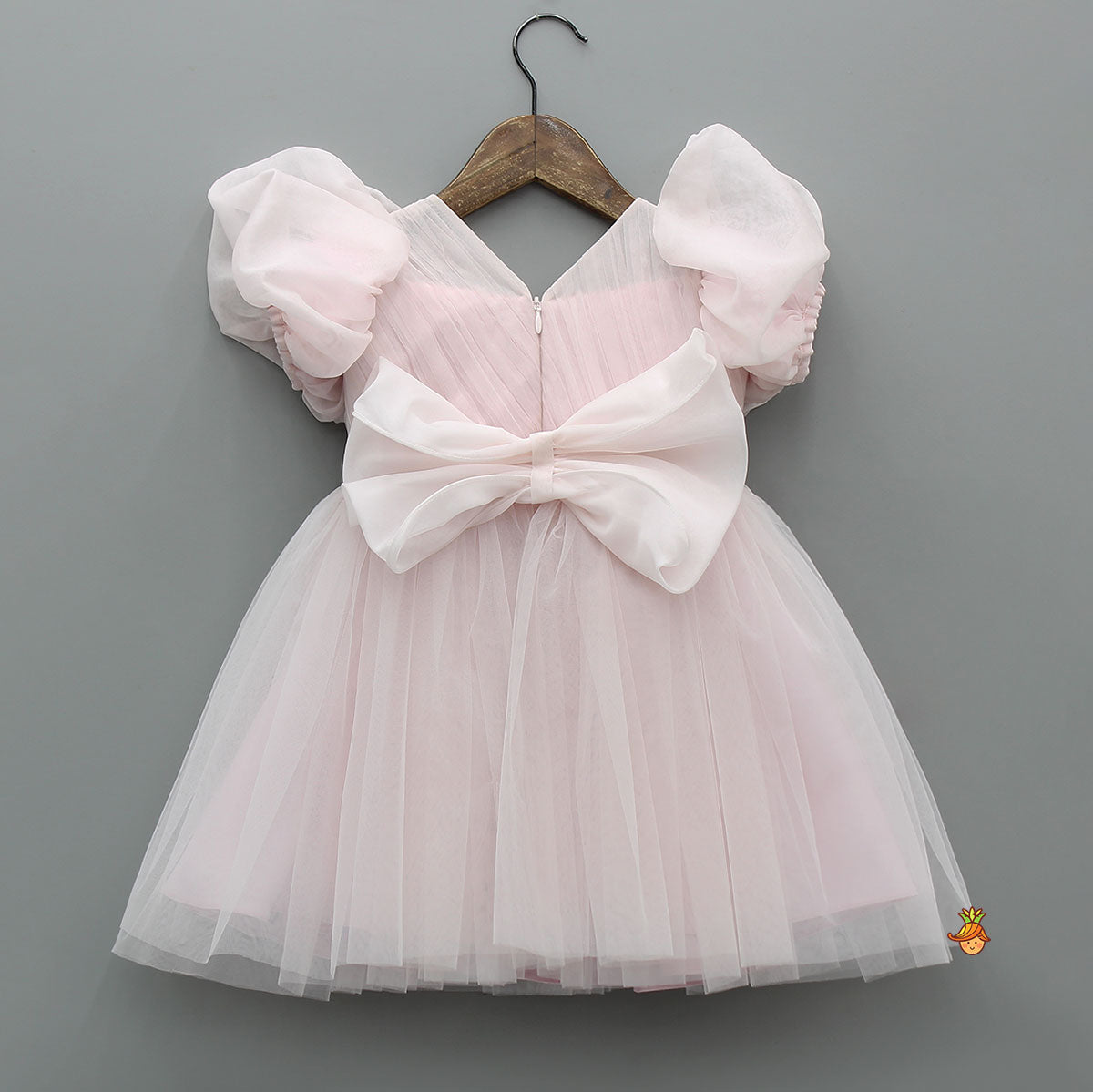 3D Flower Applique Net Dress