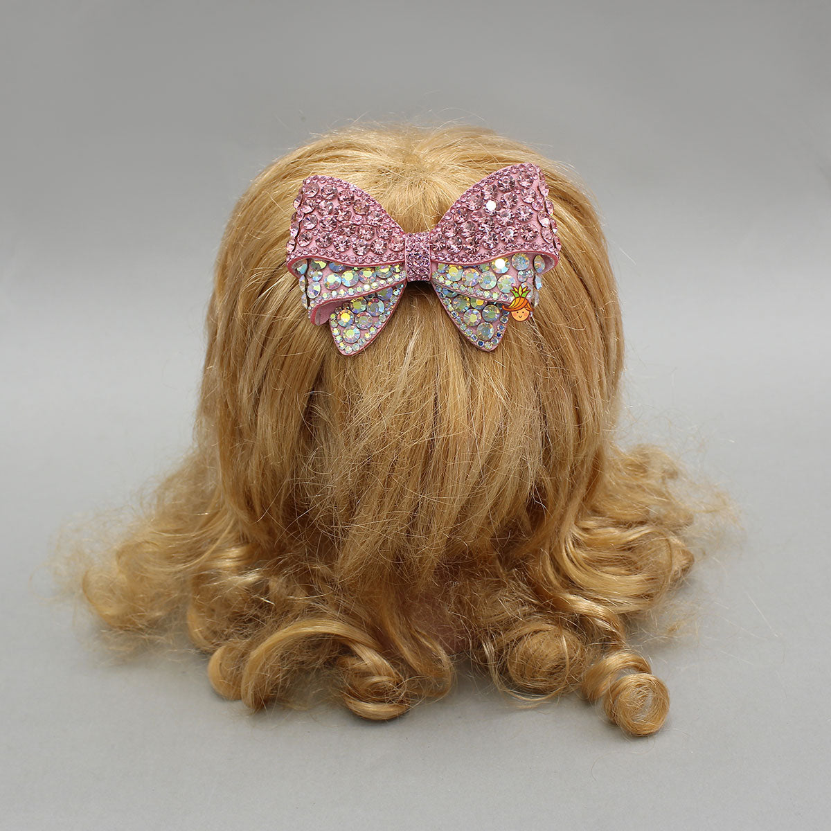 Shiny Layered Bow Hair Clip