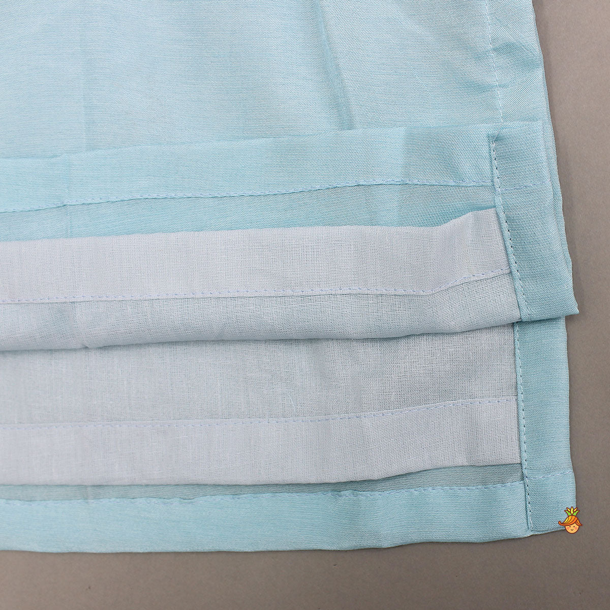 Pin Tuck Kurta With Floral Embroidered Jacket And Pyjama