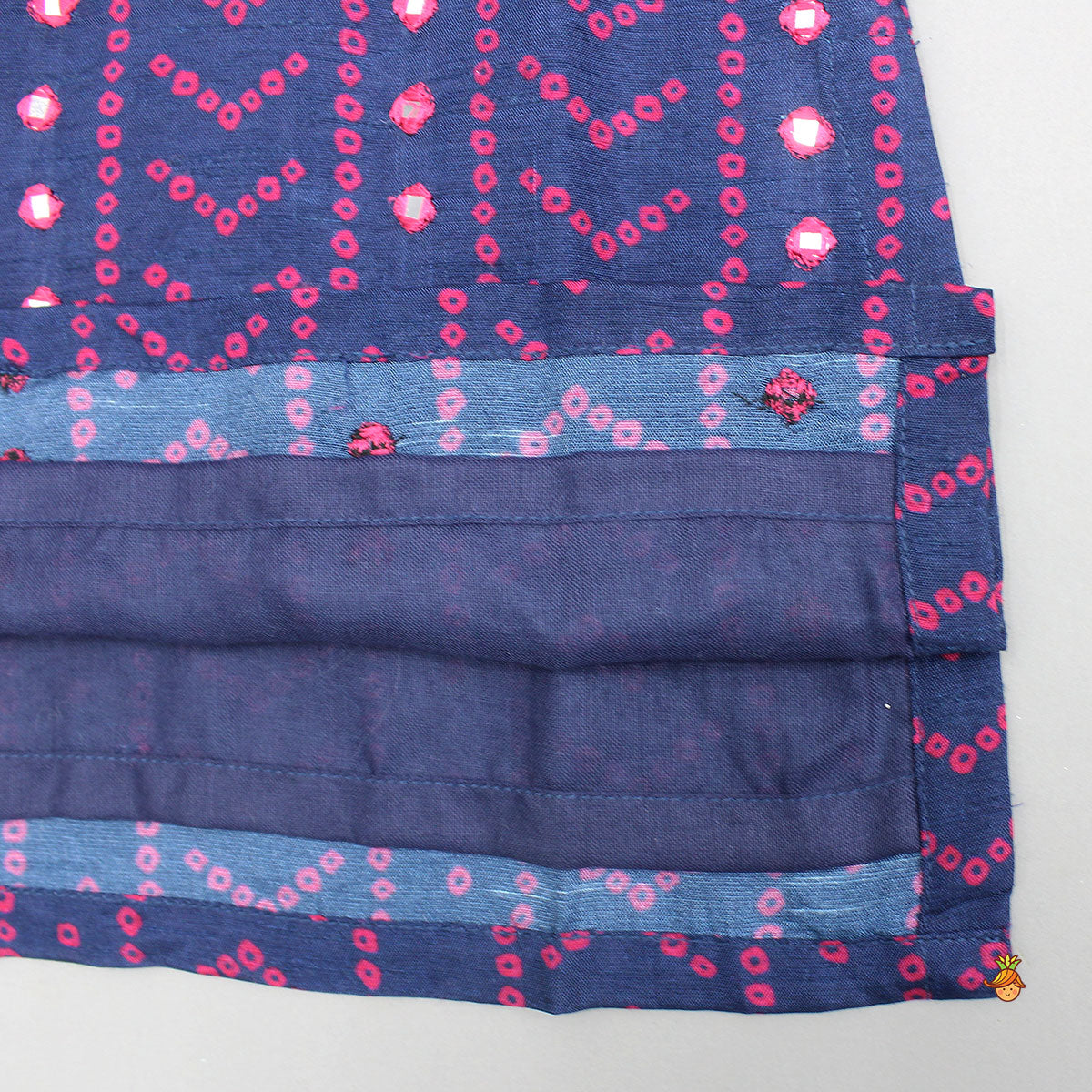 Bandhani Printed Ethnic Kurta And Pyjama