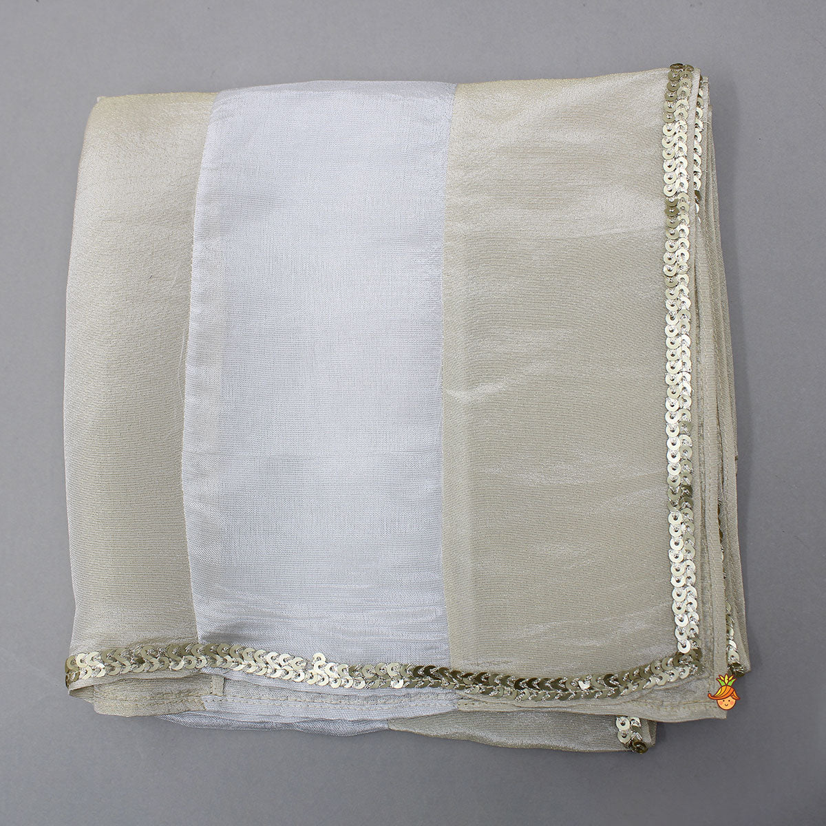 Beautiful Hand-Embroidered Top And Scalloped Lehenga With Dupatta