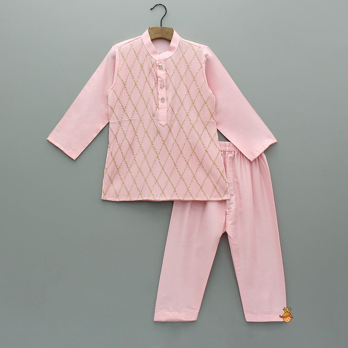 Gota Work Kurta And Pyjama