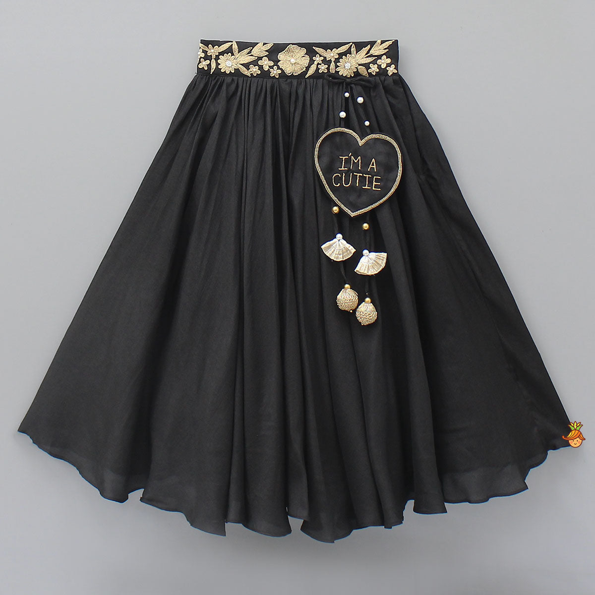 Elegant Zari Floral Embroidered Jacket-Style Top And Lehenga