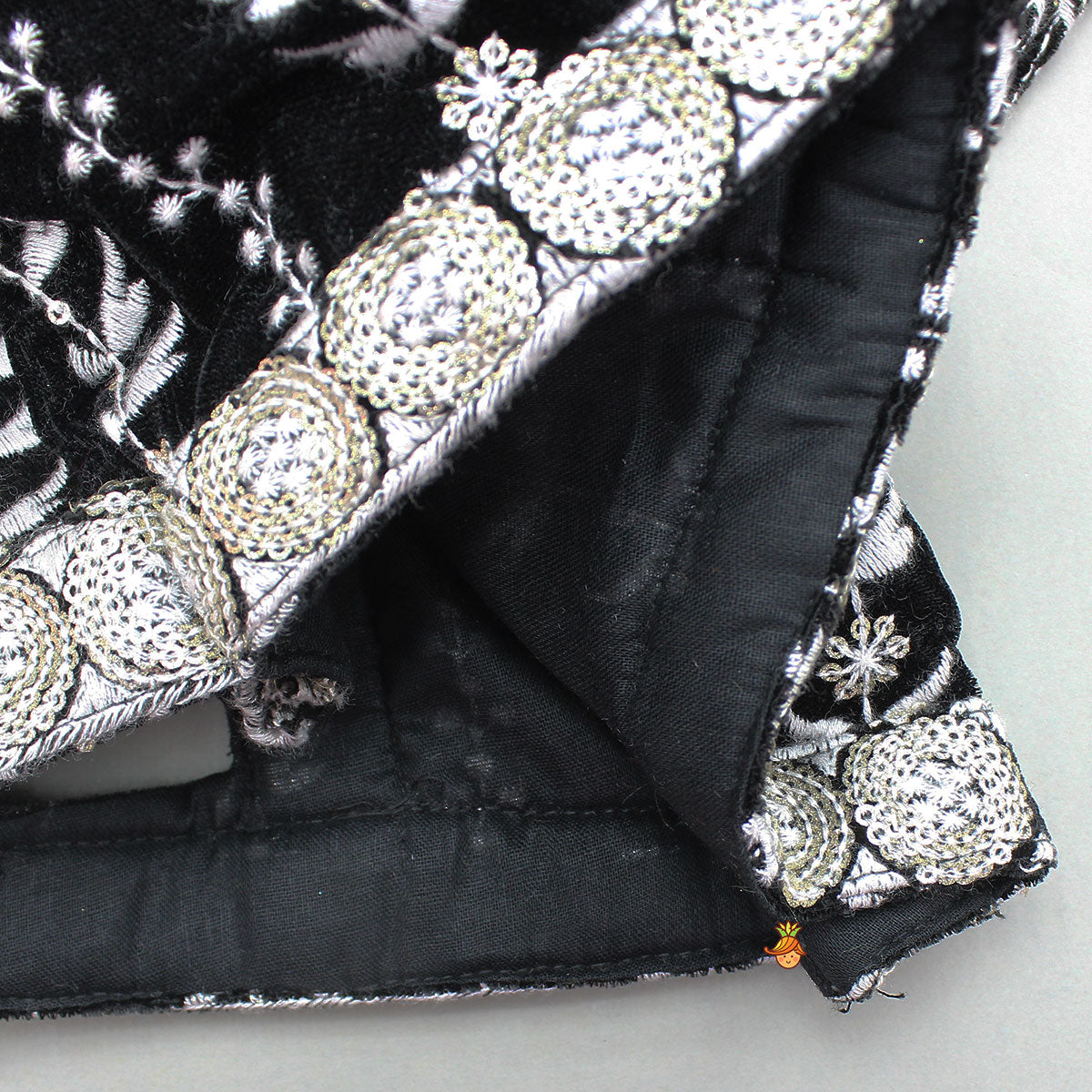 Gorgeous Top And Heavy Thread-Embroidered Velvet Lehenga With Matching Dupatta